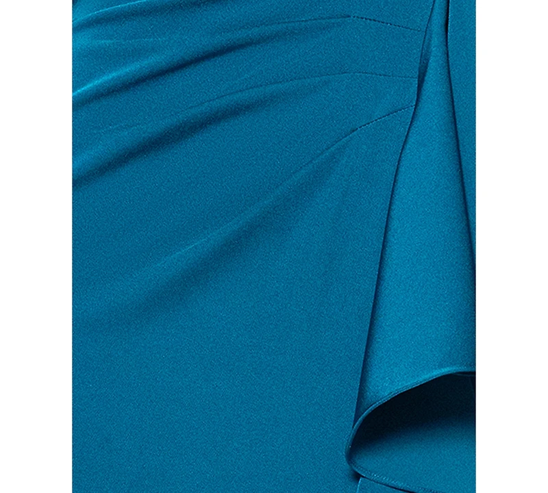 Xscape Women's Faile Satin Off-The-Shoulder Gown