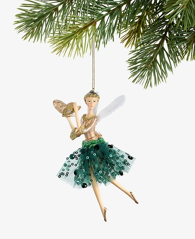 Holiday Lane Enchanted Forest Winged Fairy Ornament, Macy's Exclusive