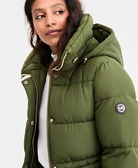 Michael Kors Women's Hooded Anorak Puffer Coat, Exclusively at Macy's