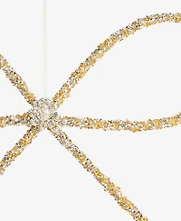 Holiday Lane Jeweled Classics Glitter Bow Ornament, Macy's Exclusive