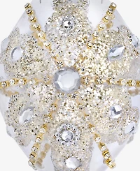 Holiday Lane Jeweled Classics Glass Drop Ornament, Macy's Exclusive