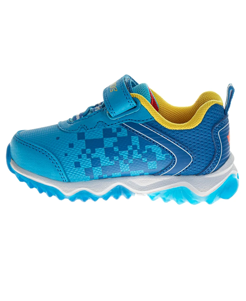 Sega Sonic the Hedgehog Toddler Boys Light Up Sneakers