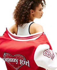 Tommy Girl Women's Cropped Knitted Tank Top