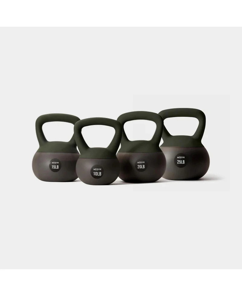 Soft Kettlebell 4pc Set - 10, 15, 20, 25 lbs