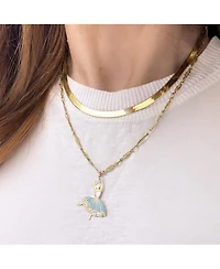 The Lovery Enamel Ballerina Charm 14K Gold