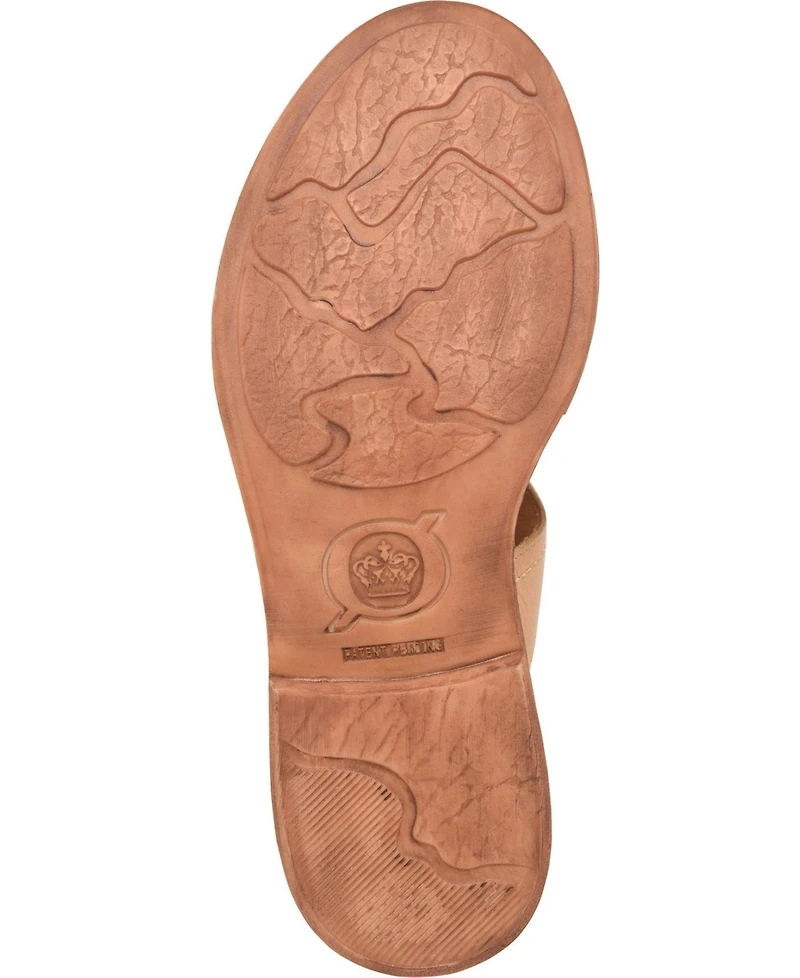 Born Women's Remo Round Toe Flat Sandals