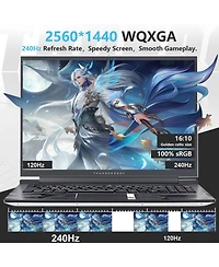 Thunderobot Zero 16 Gaming Laptop | 16" Qhd+ 16:10 240Hz 2.5K Dislpay | 14th Gen Intel Core i9-14900HX | GeForce Rtx 4070 | 64GB DDR5 | 2TB Ssd | Rgb