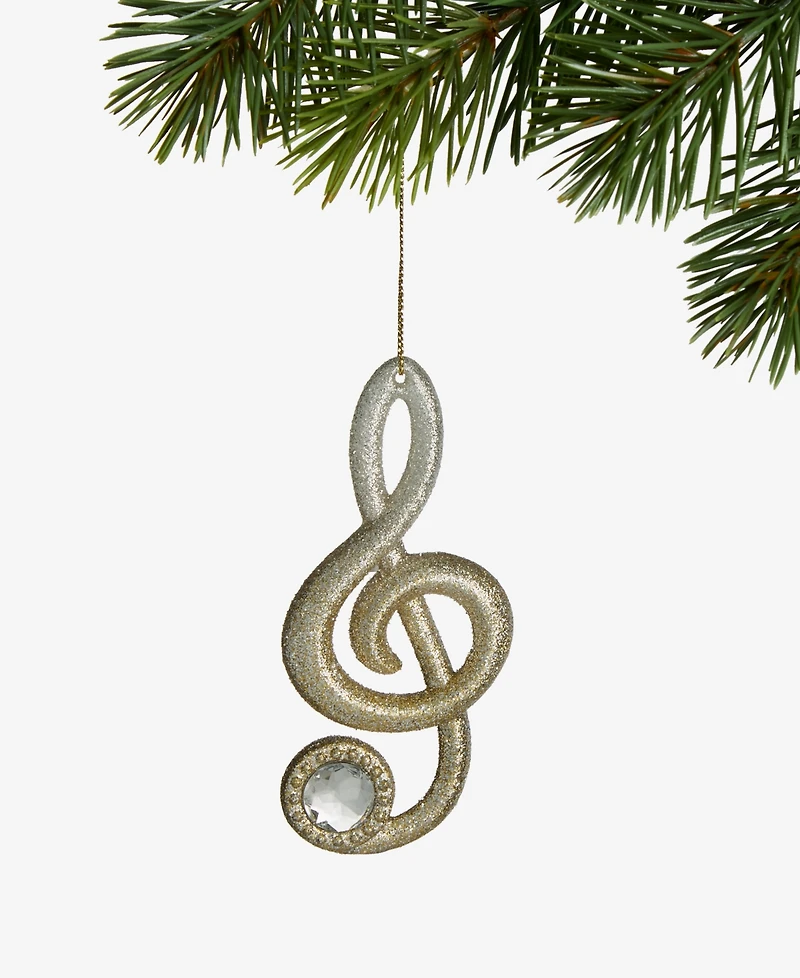 Holiday Lane Eclectic Charm Treble Clef Ornament, Macy's Exclusive