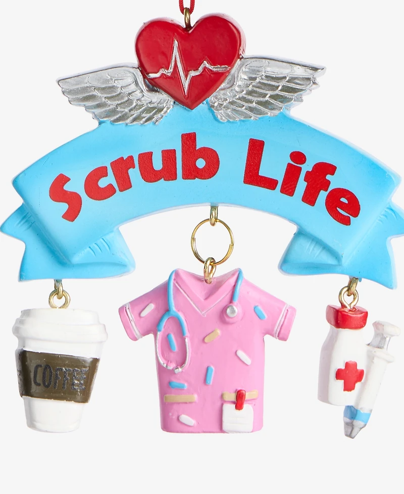 Holiday Lane Eclectic Charm Scrub Life Nurse Ornament, Macy's Exclusive
