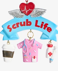 Holiday Lane Eclectic Charm Scrub Life Nurse Ornament, Macy's Exclusive