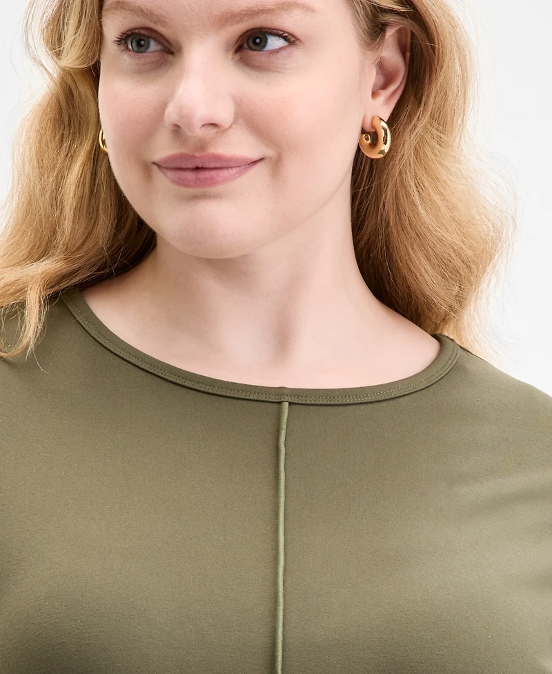 Jones New York Plus Serenity Dolman-Sleeve Tunic