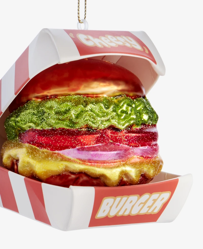Holiday Lane Foodie Burger in A Box Ornament, Macy's Exclusive