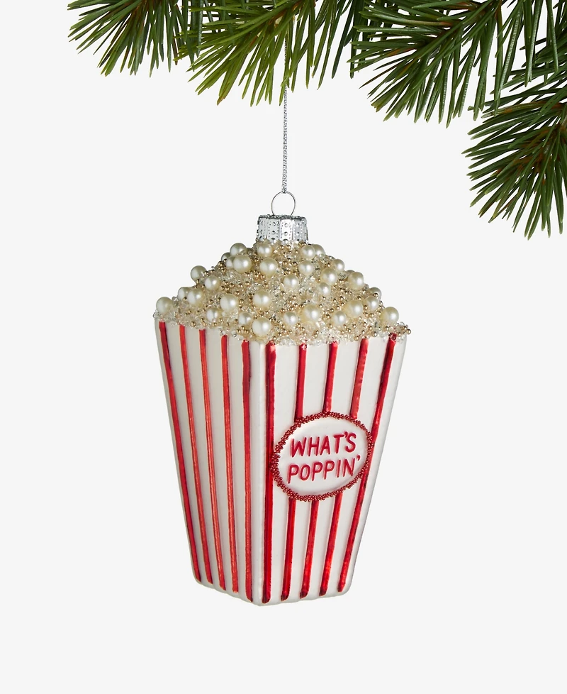 Holiday Lane Foodie Popcorn Box Ornament, Macy's Exclusive