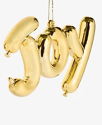 Holiday Lane Merry Magic Gold Balloon Joy Ornament, Macy's Exclusive