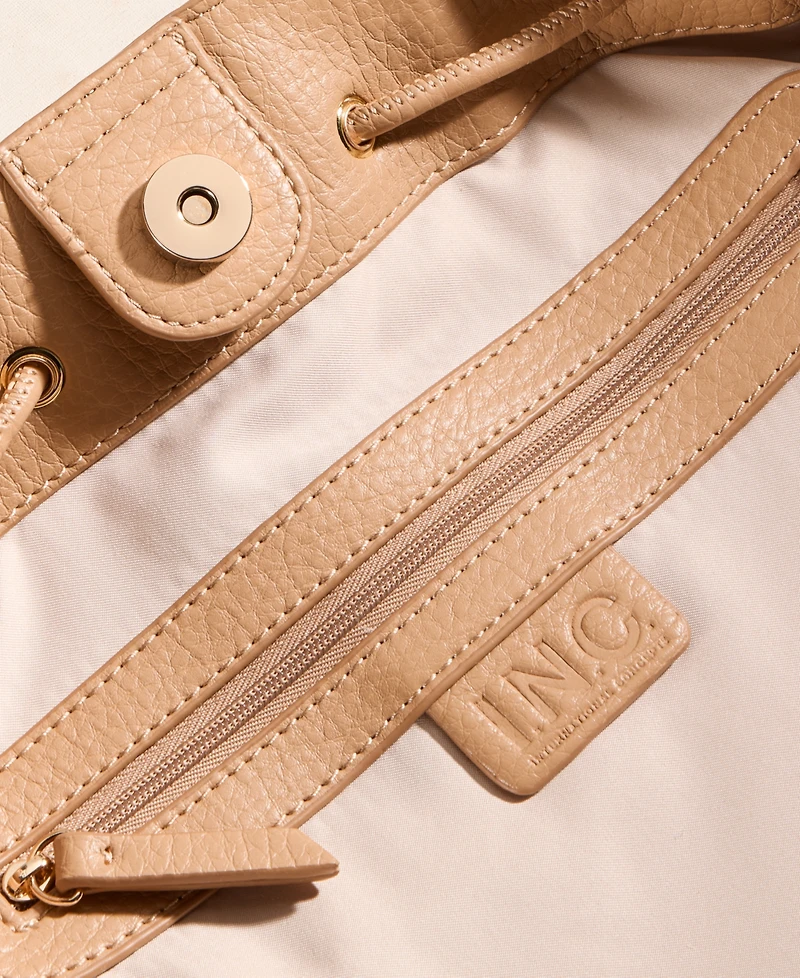 I.n.c. International Concepts Tylaa Drawstring Shoulder Bag, Exclusively at Macy's