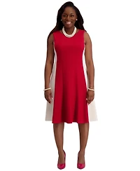 Kasper Women's Seamed Sleeveless Dress