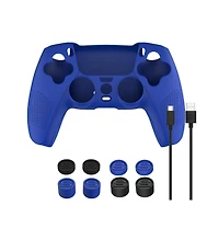 Sony Playstation 5 Slim Disc with Call of Duty: Black Ops 6, Extra Edge Controller, Gamer Starter Pack, Charge Dock and MightySkins Voucher + 1 Year C