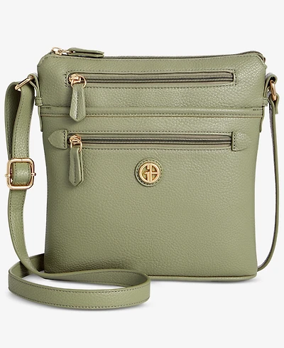 Giani Bernini Pebble North South Small Crossbody, Exclusively at Macy's