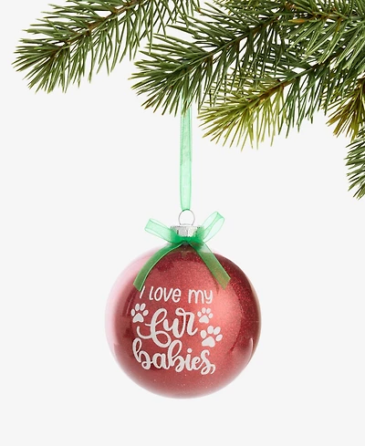 Holiday Lane Pets Red Ball Ornament, Macy's Exclusive