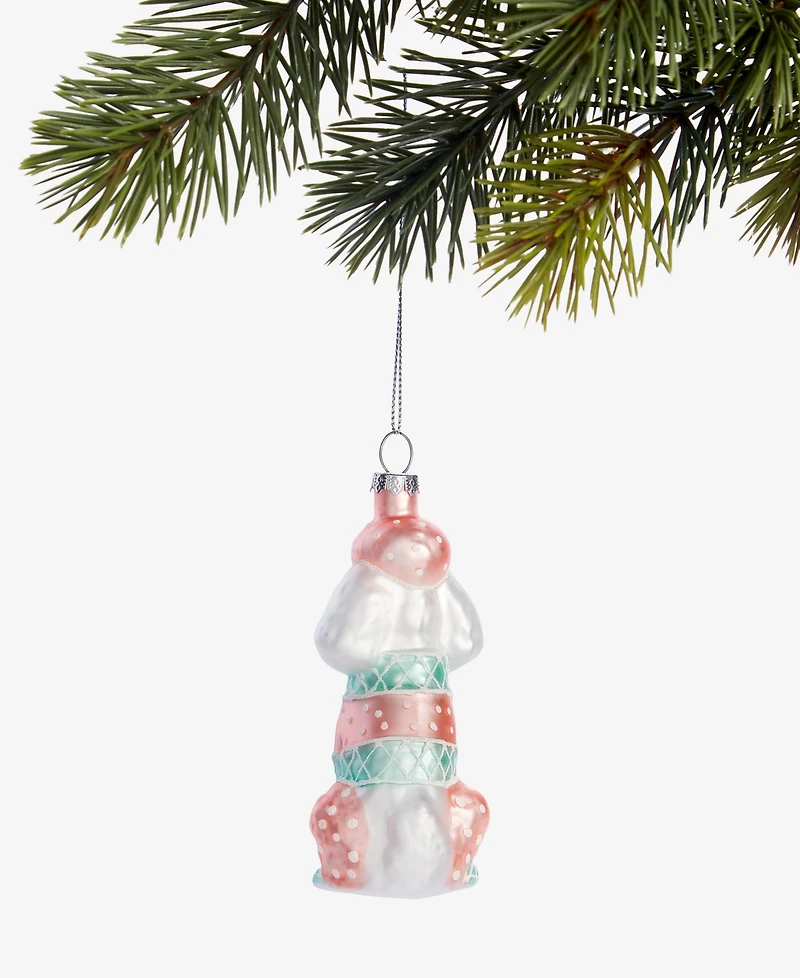 Holiday Lane Pets Glass Poodle Ornament, Macy's Exclusive