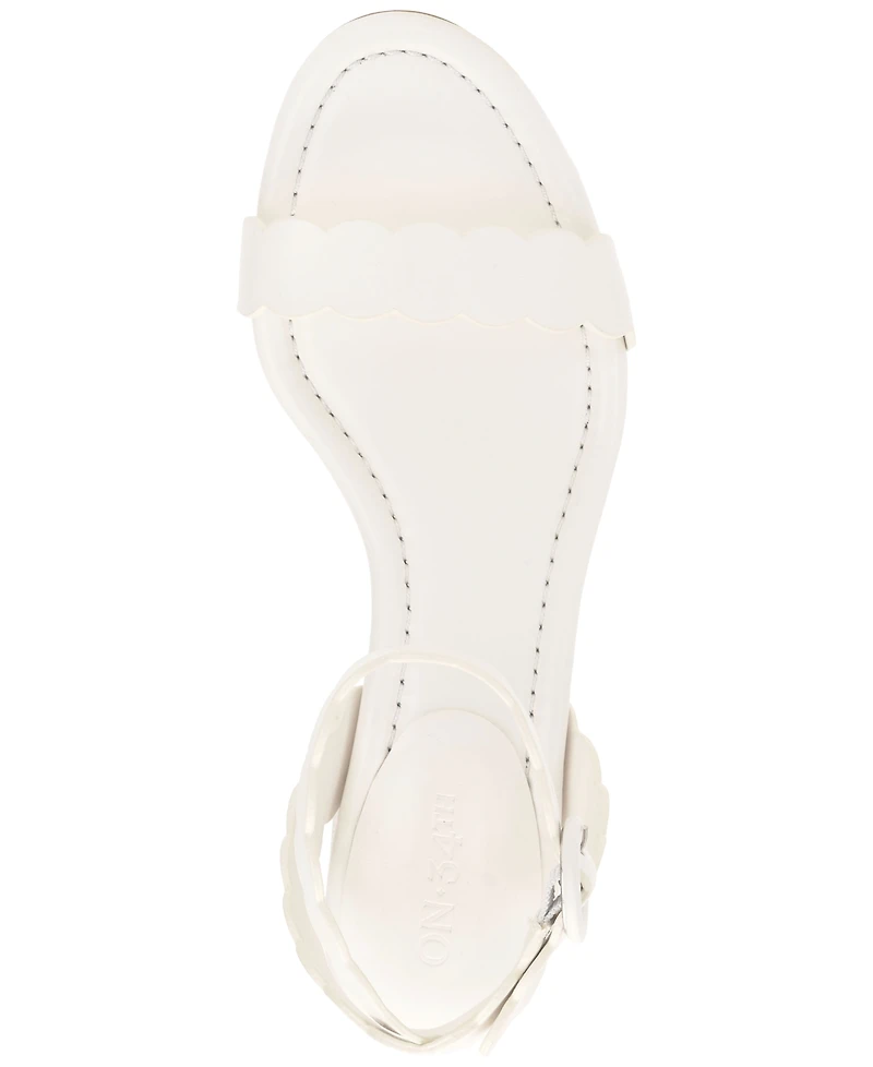 On 34th Women's Pathina Scalloped Block Heel Sandals