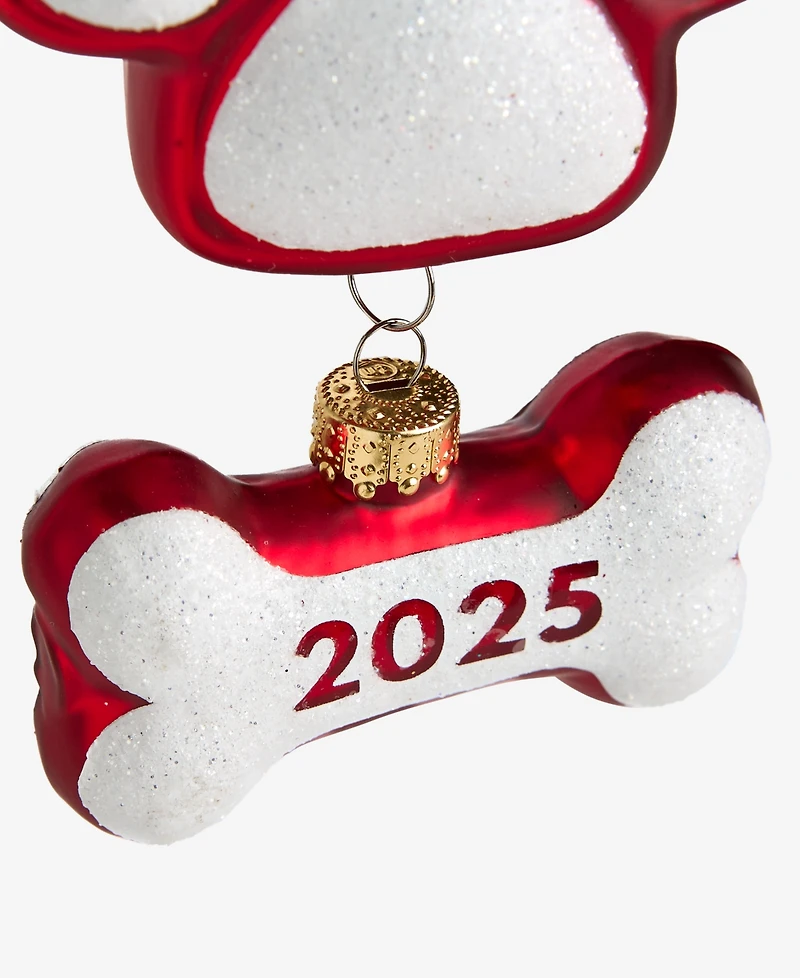 Holiday Lane Pets I Love My Dog 2025 Paw & Bone Ornament, Macy's Exclusive
