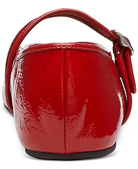 Coach Women's Sculpted C Crinkle Patent Leather Soft Mary Jane Flats