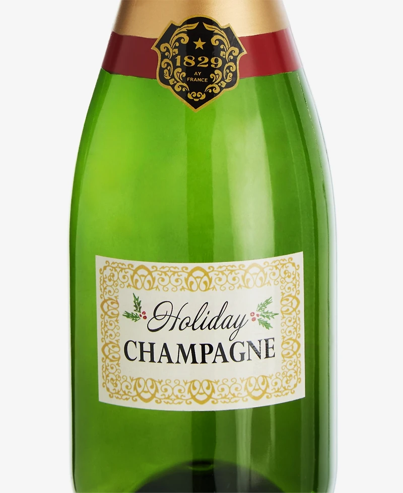Holiday Lane Oversized Champagne Bottle Ornament, Macy's Exclusive