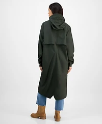 Rains Women's Snap-Front Waterproof Maxi Raincoat