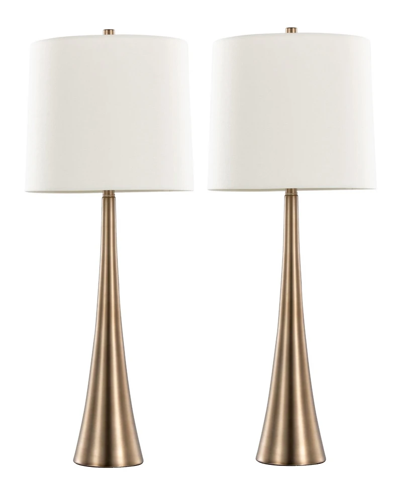 Lumisource 29" Metal Diana Table Lamp, Set of 2