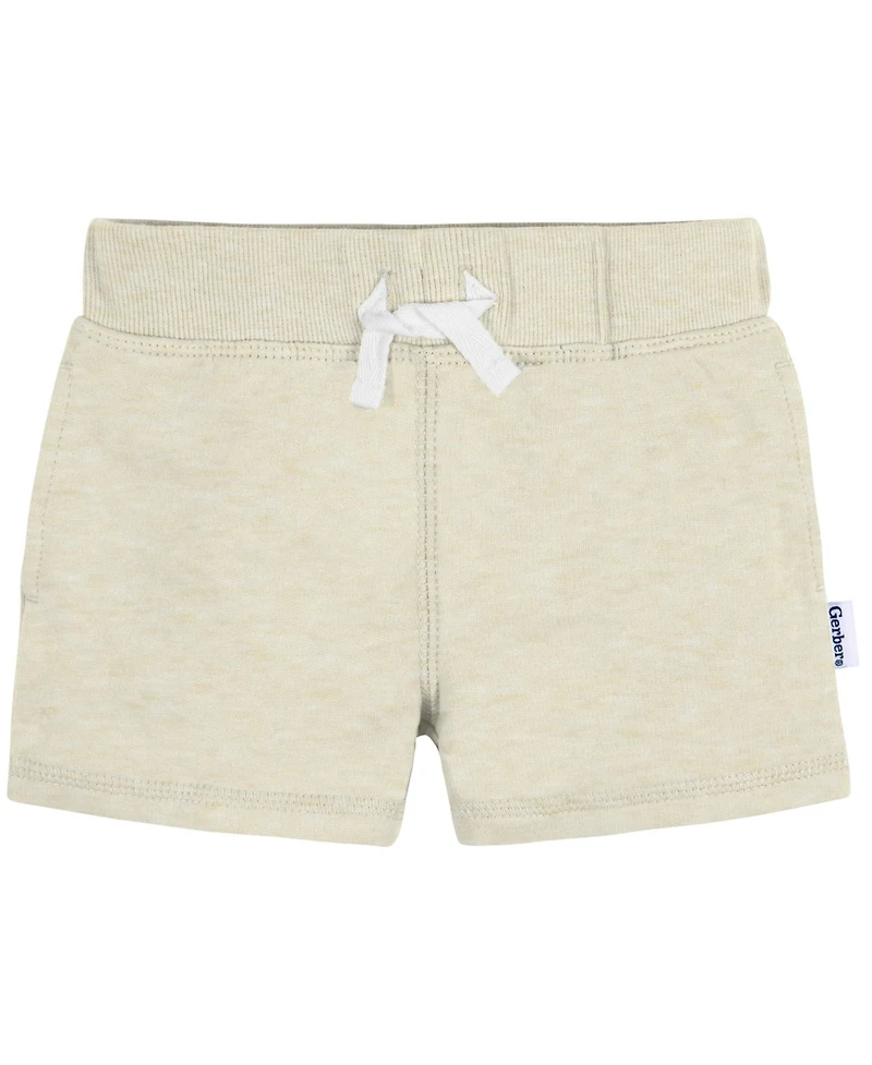 Gerber Baby Boys Knit Shorts, 3-Pack