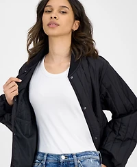 Rains Women's Stand-Collar Bomber Jacket