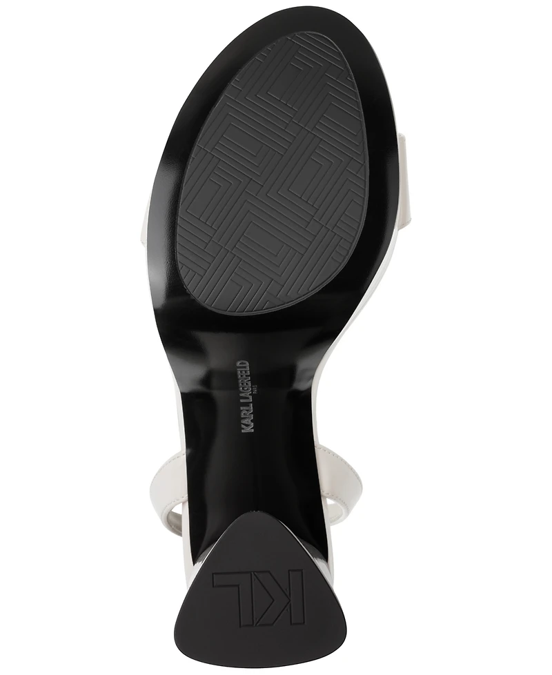 Karl Lagerfeld Paris Women's Haden Peep Toe Sandals