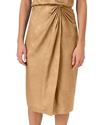 Adrianna Women's Foil Woven Midi Dress