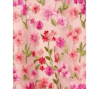 Adrianna Papell Women's Floral-Embroidered Square-Neck Dress