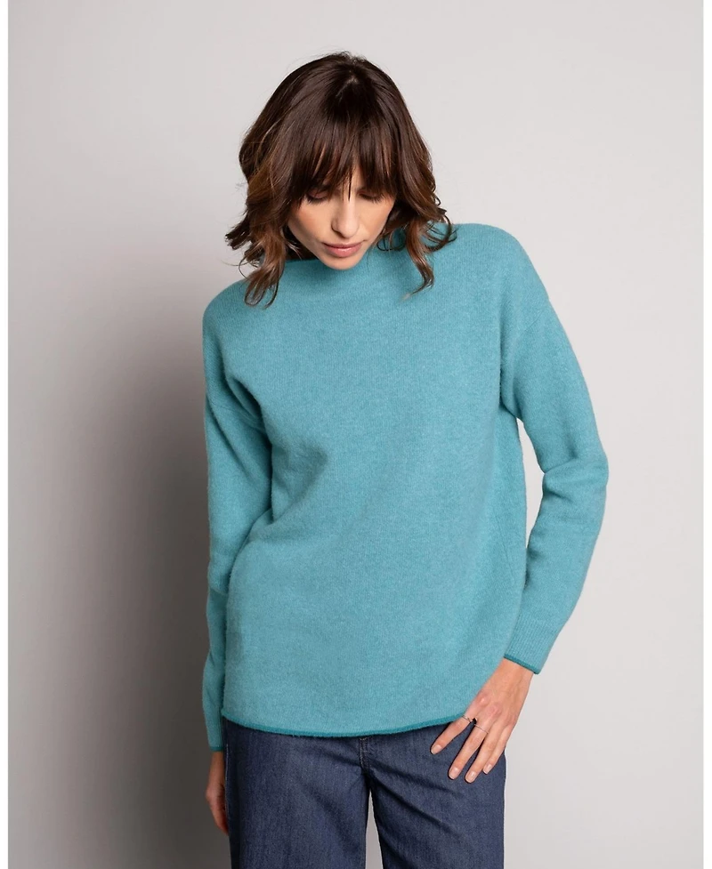 Celtic & Co. Women's Felted Funnel Neck Sweater