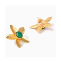 Sohi Women's Floral Drop Earrings
