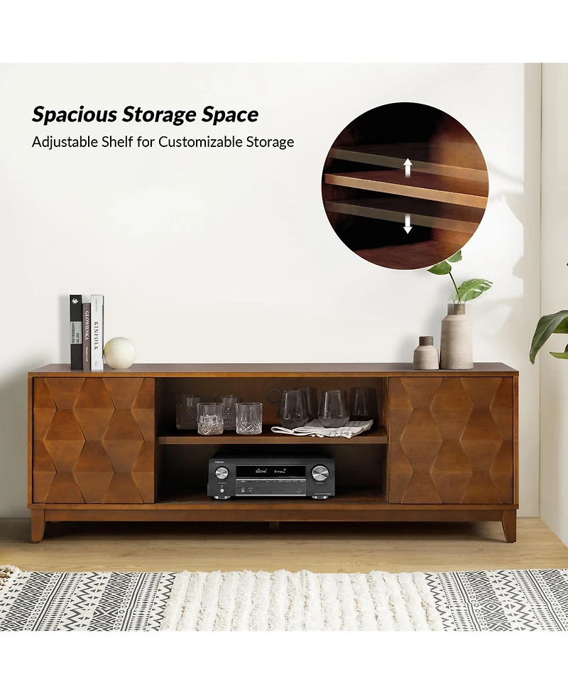 Modern Sam 72" Tv Stand for TVs up to 78"