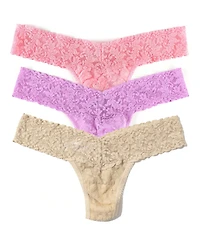 Hanky Panky Women's Signature Lace Low Rise Thong 3 Pack