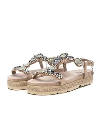 Women's Flat Suede Sandals By Xti
