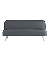Serta 66.1" Polyester Trinity Convertible Futon
