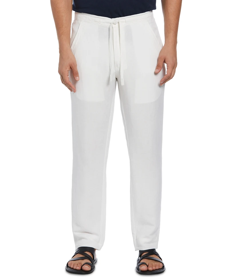 Cubavera Men's Linen Blend Drawstring Pant