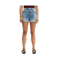 Cotton On Women's High Rise Micro Denim Short