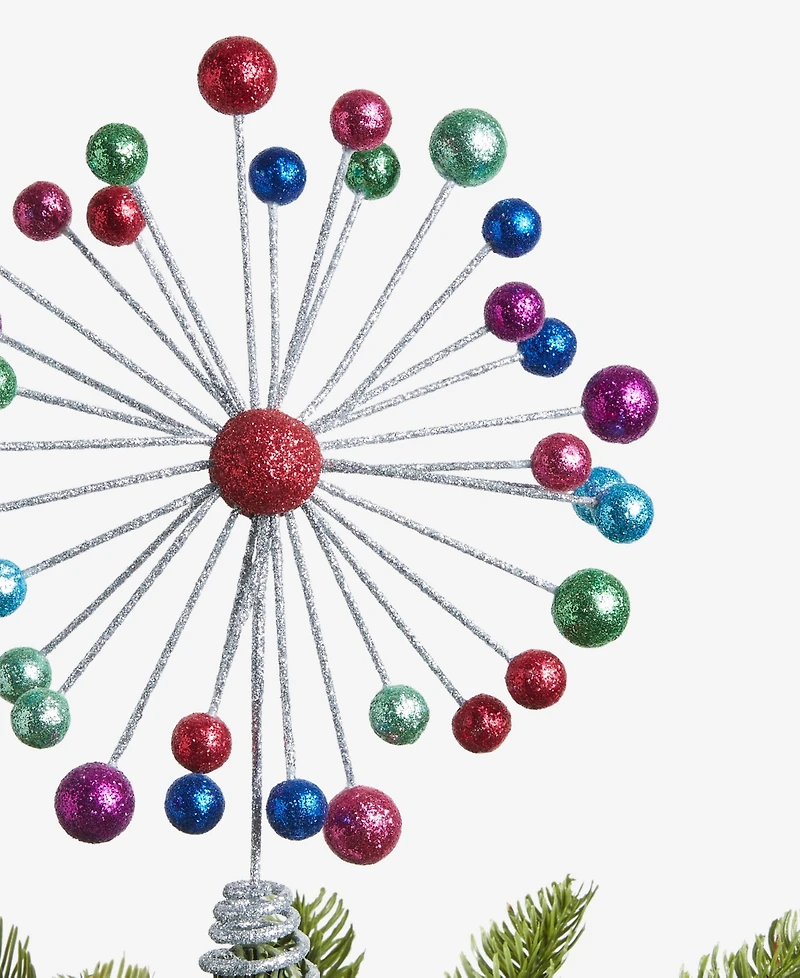 Holiday Lane Whimsy Glitter Starburst Tree Topper, Macy's Exclusive