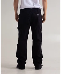 Shaka Wear Men's Canvas Carpenter Zip Leg Pants