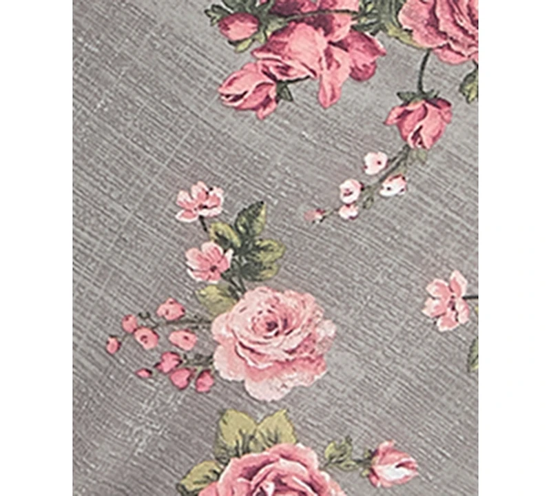 Juniors' Floral-Print Cowlneck A-Line Dress
