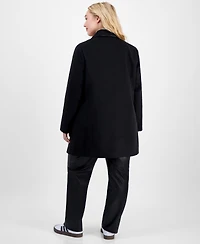 Maralyn & Me Trendy Plus Single-Breasted Walker Coat