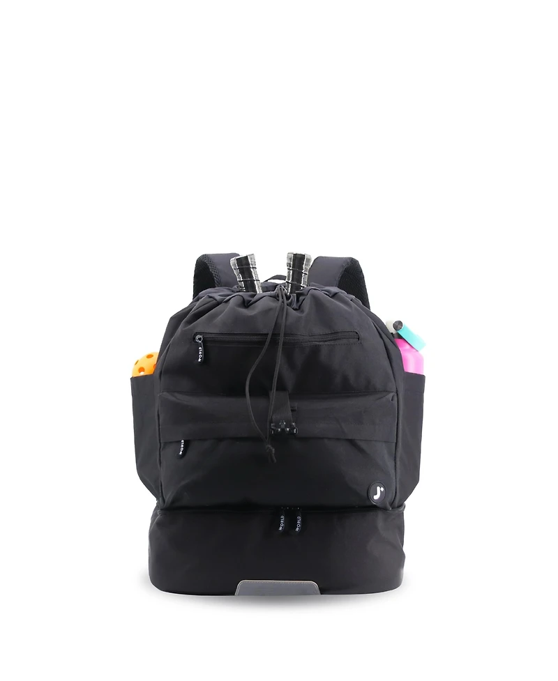 J World Ace Racket Sports Backpack with Protection & Multiple Storage Compartments
