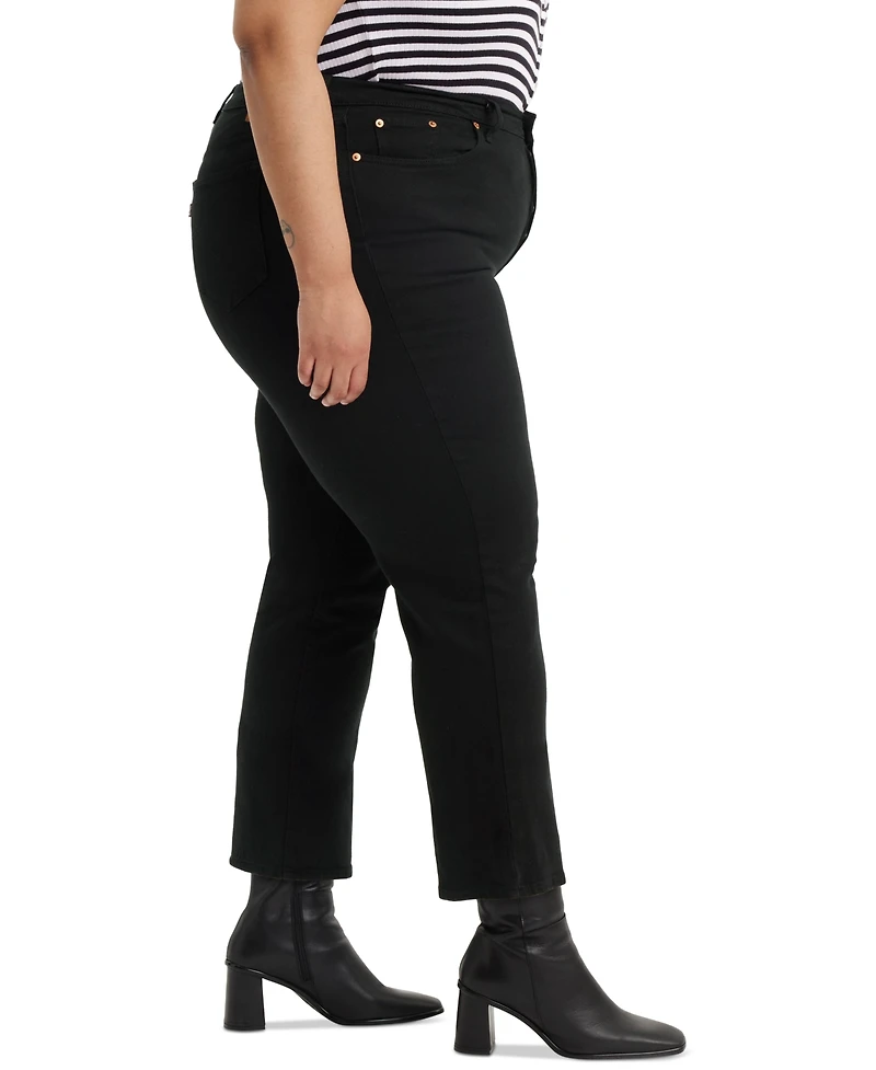 Levi's Plus Wedgie High-Rise Straight-Leg Jeans