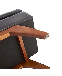 Streamdale Teddy wool fabric, solid wood feet for solid weighing, and bed end stool with storage function